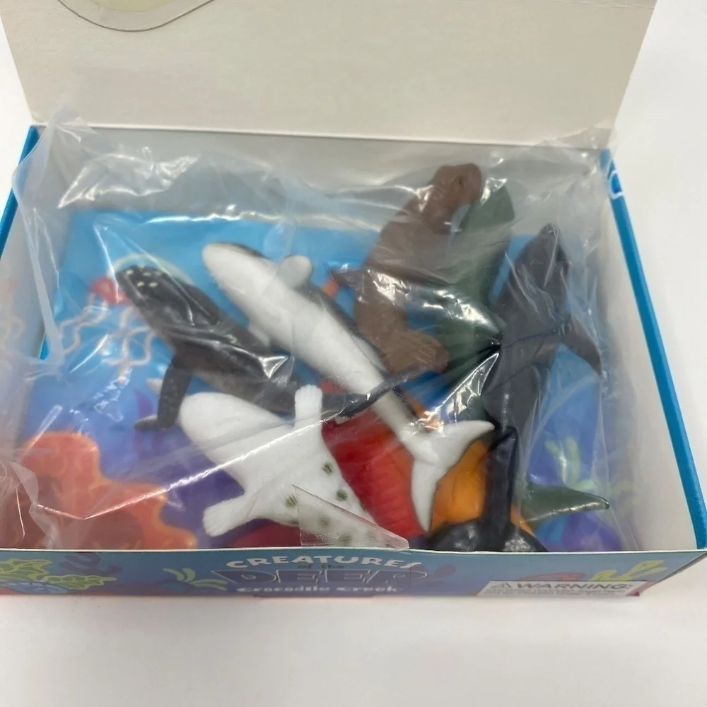 Crocodile Creek Box of Jungle Beasts Sea Creatures Dinosaur Figures